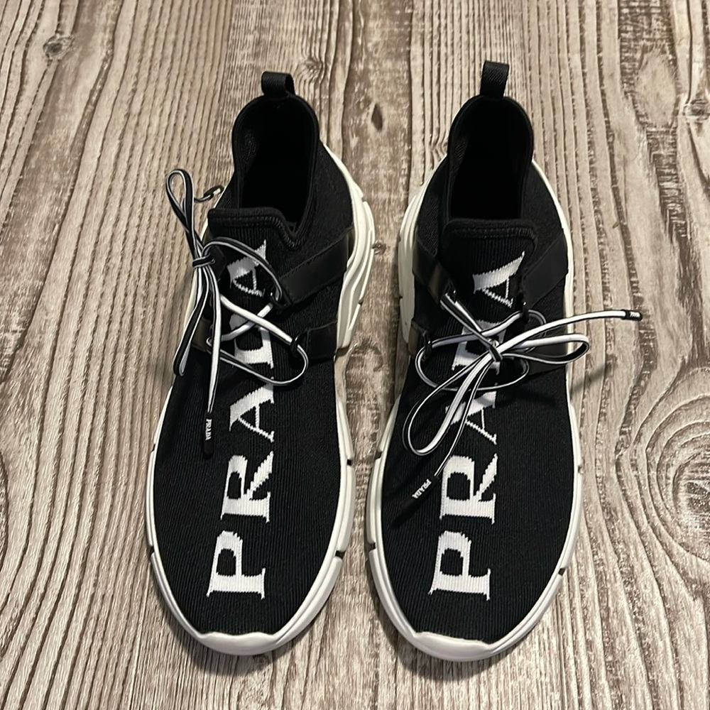 Prada Women’s XY Knit Logo Sneaker